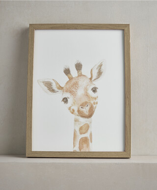 Hanging Wall Art - Giraffe Print