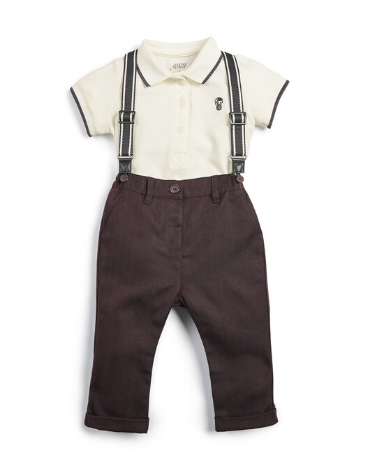 Polo Shirt & Trousers - 2 Piece Set image number 1