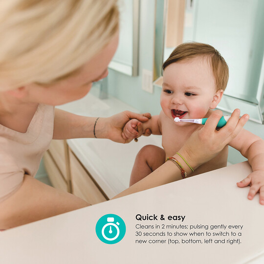 BBLuv Sonik - 2 Stage Sonic Toothbrush for Baby and Toddler image number 4