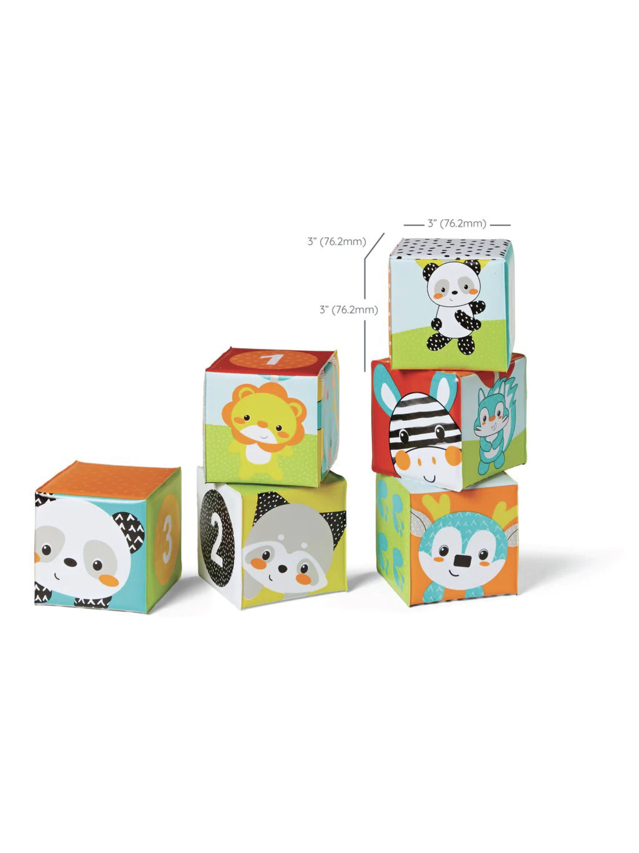 Infantino Colors & Numbers Bath Blocks - 3 Piece image number 3