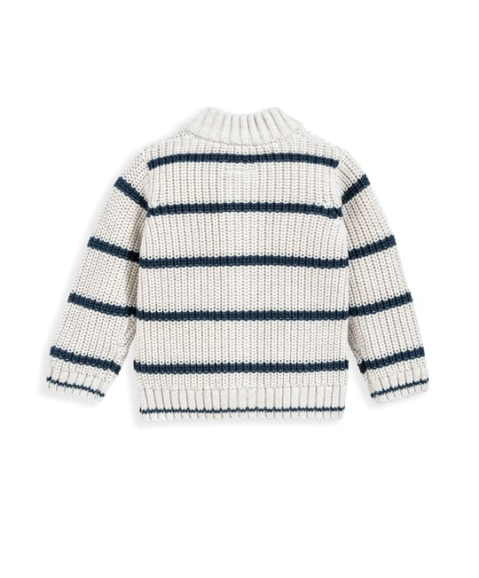 Stripe Knit Cardigan image number 3
