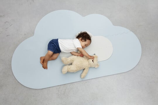 Quut Playmat Cloud Small Dusty Blue image number 4