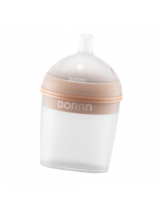 BORRN Silicone BPA Free, Non Toxic Feeding Bottle | 150ml image number 3