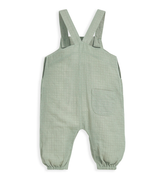 Woven  Dungarees & Headband - Green image number 4