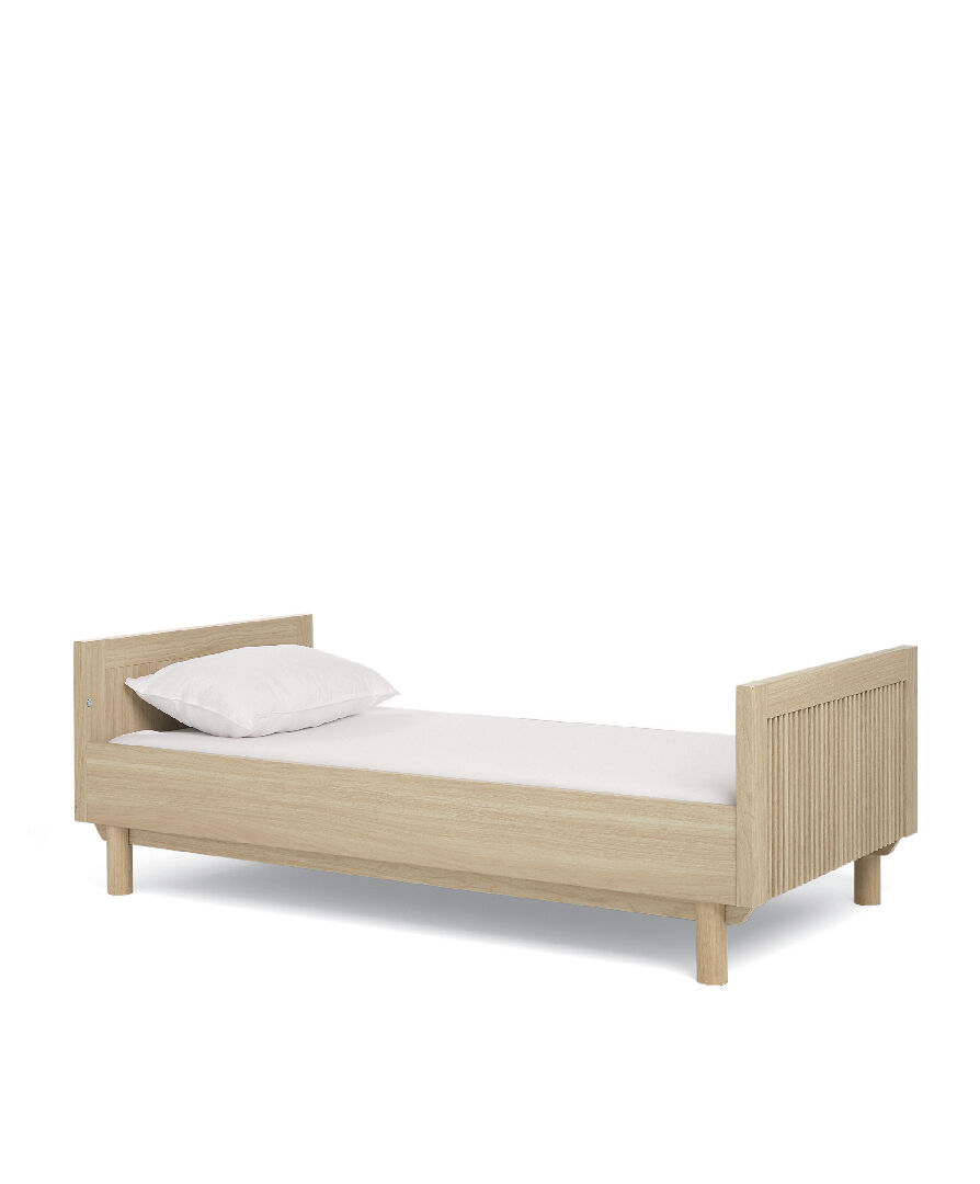 Oska 3 Piece Cotbed Set with Wide Dresser Changer and Wardrobe- Oak image number 10
