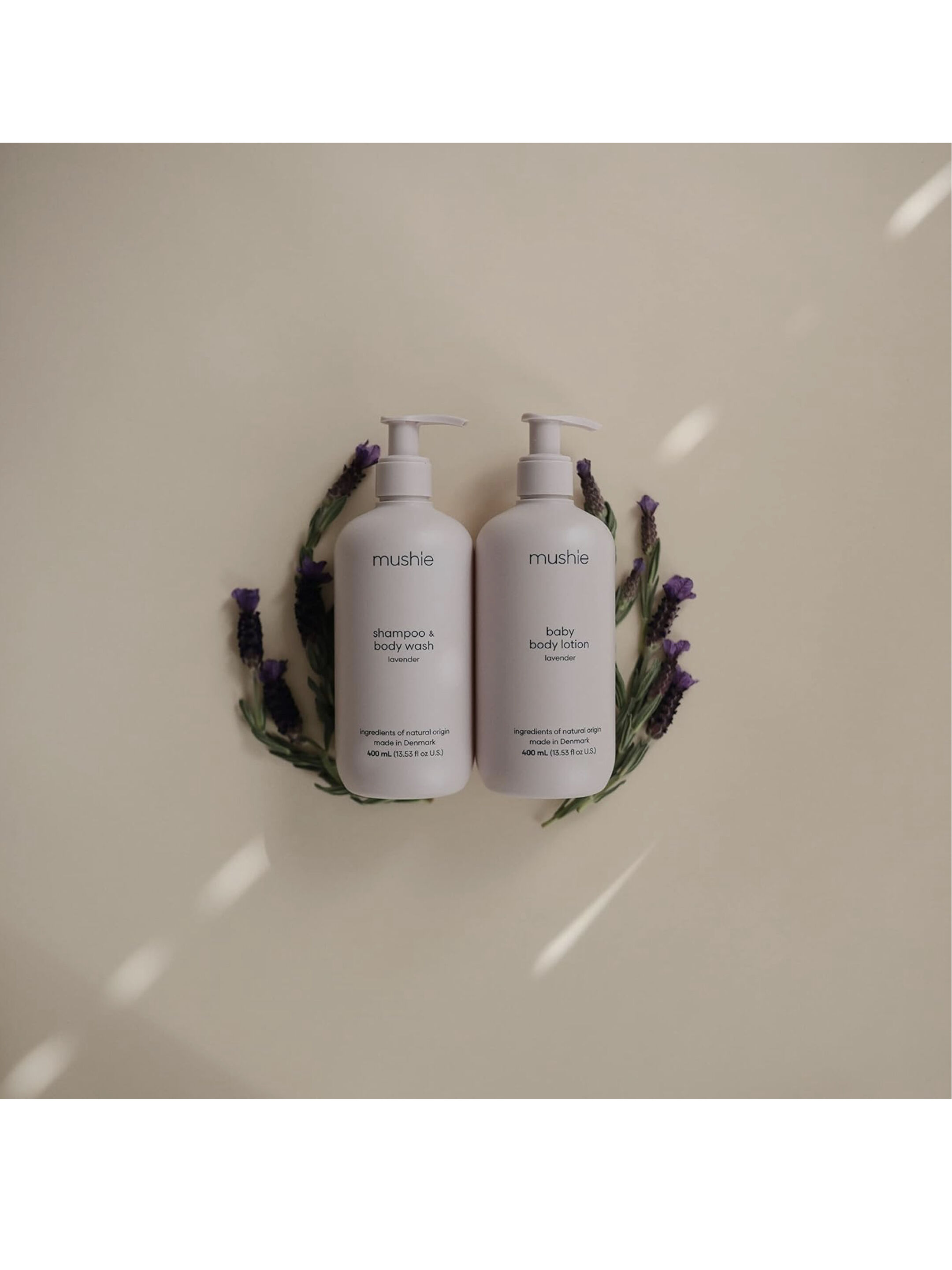 Mushie Baby Lotion Lavender (Cosmos) - 400 ml (8 pcs) image number 2