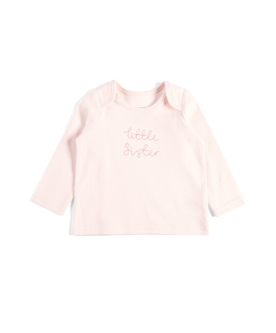 Little Sister Long Sleeve T-Shirt - Pink image number 1