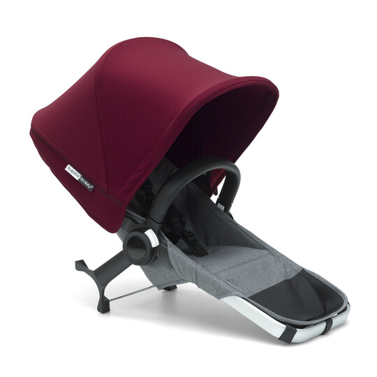 Bugaboo Donkey2 Duo Extension Set - Grey/Red image number 1