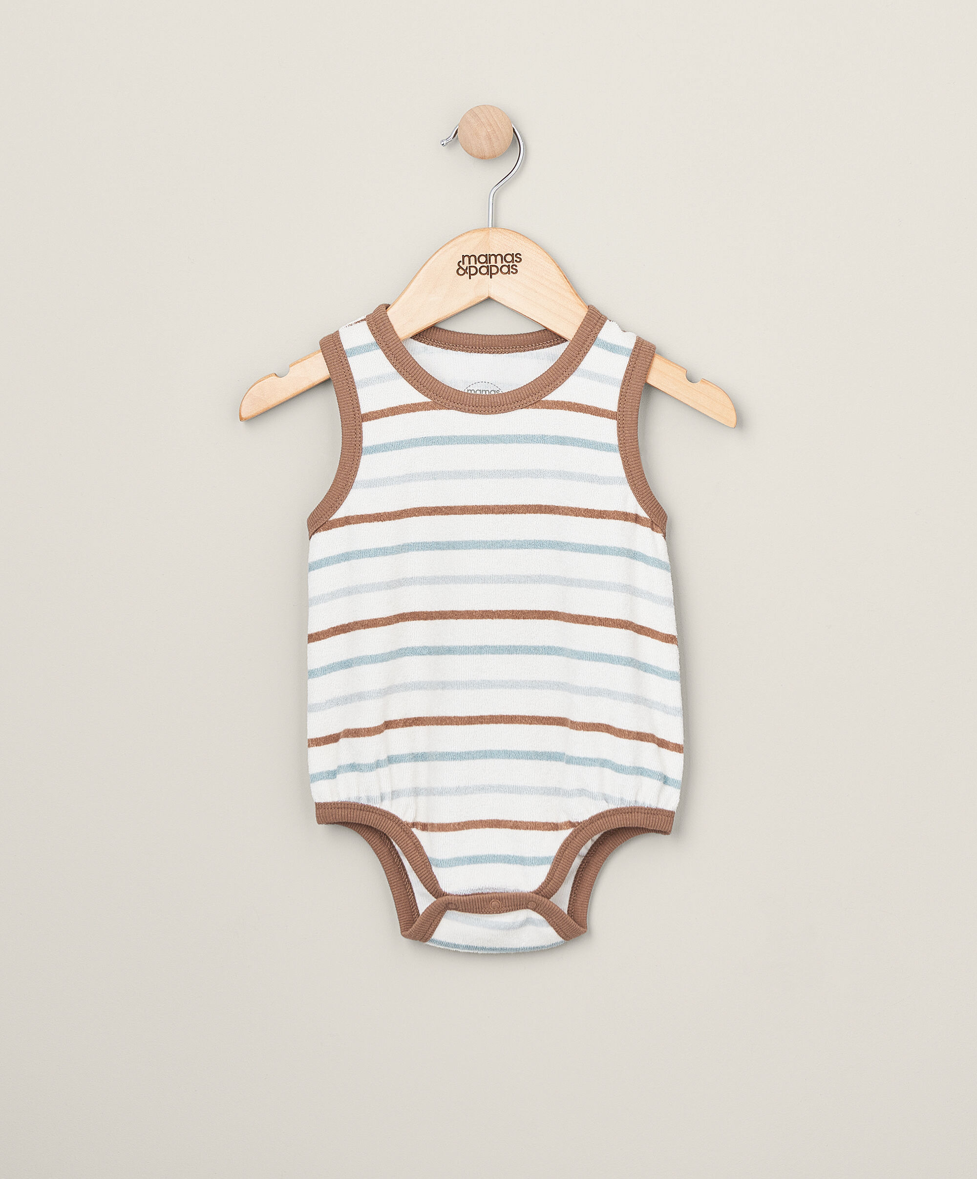 Stripe Towelling Bodysuit image number 1