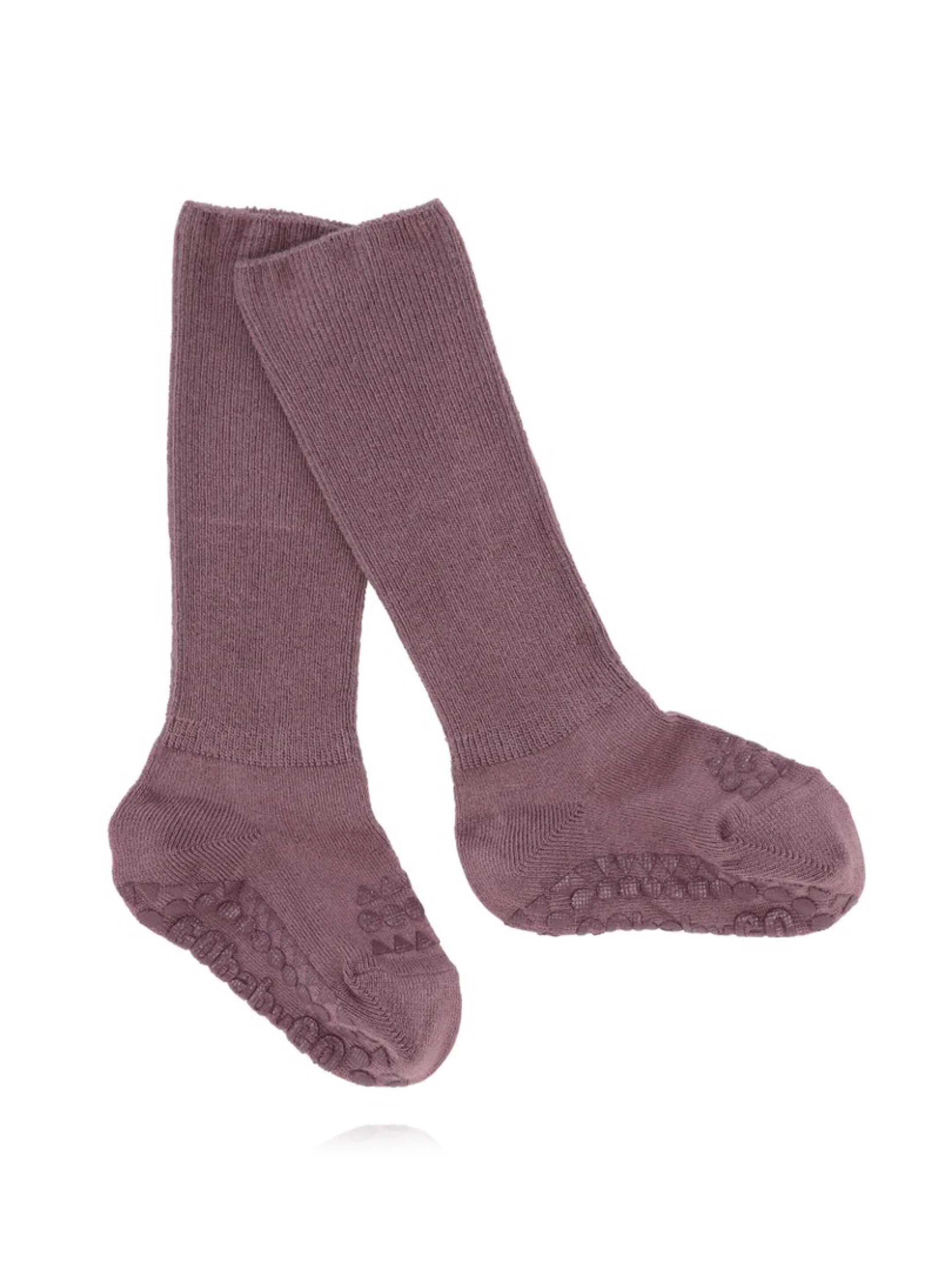 Non-slip Socks Bamboo - Misty Plum image number 2