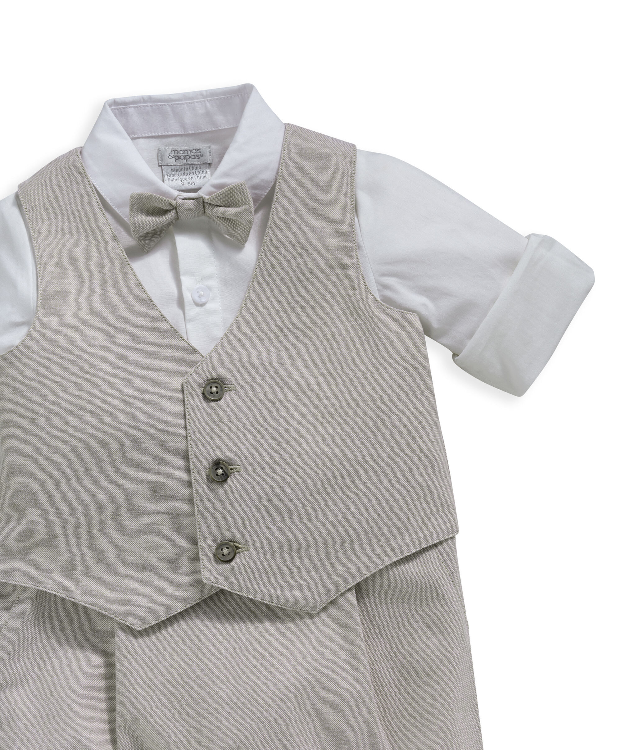 Stone Waistcoat Mock Romper image number 2