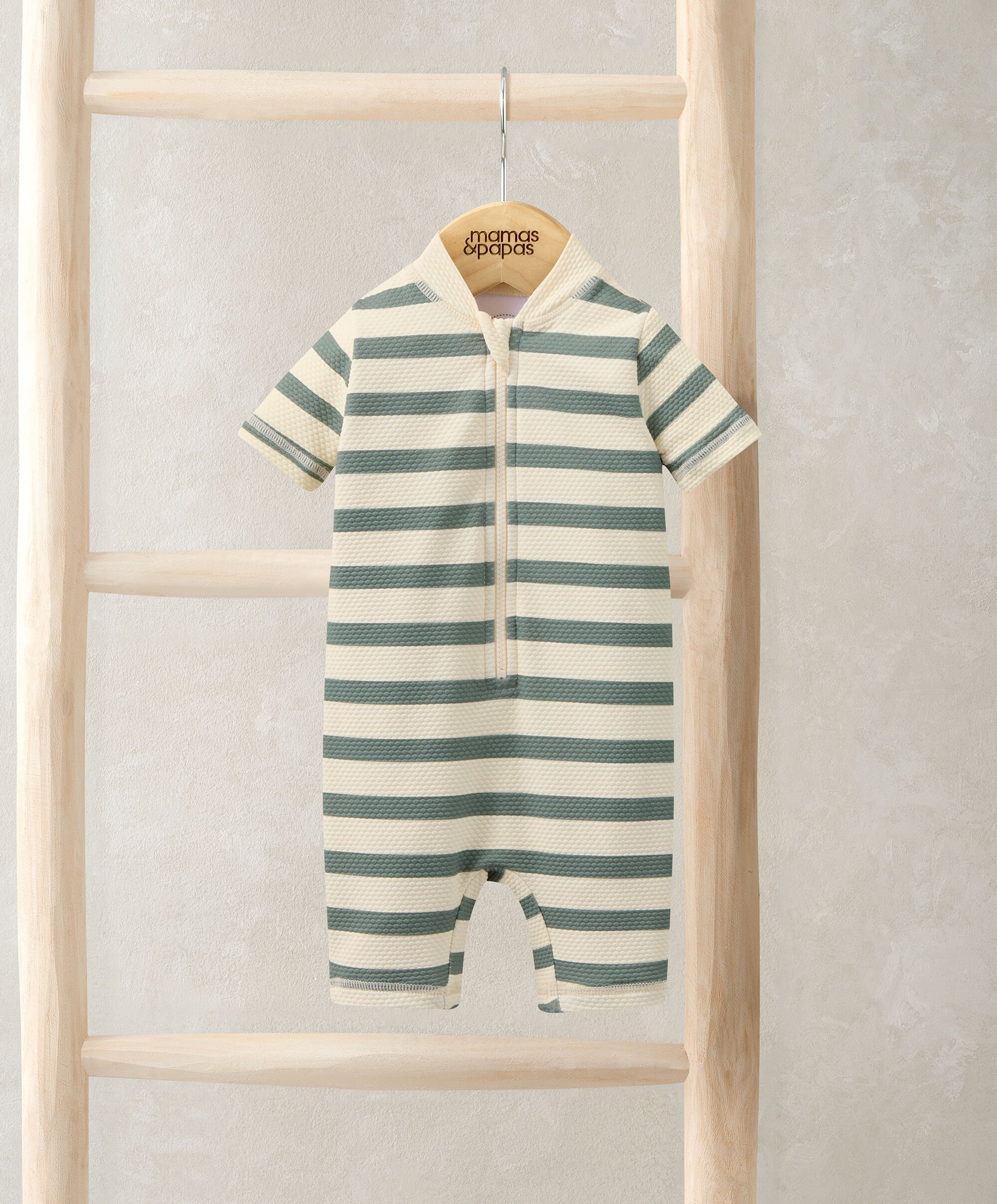 Stripe Short Sleeve Rashsuit image number 1