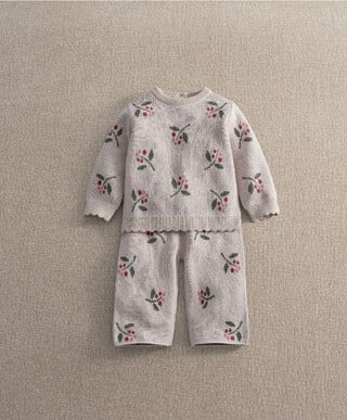 2Pc Berry Knit Set