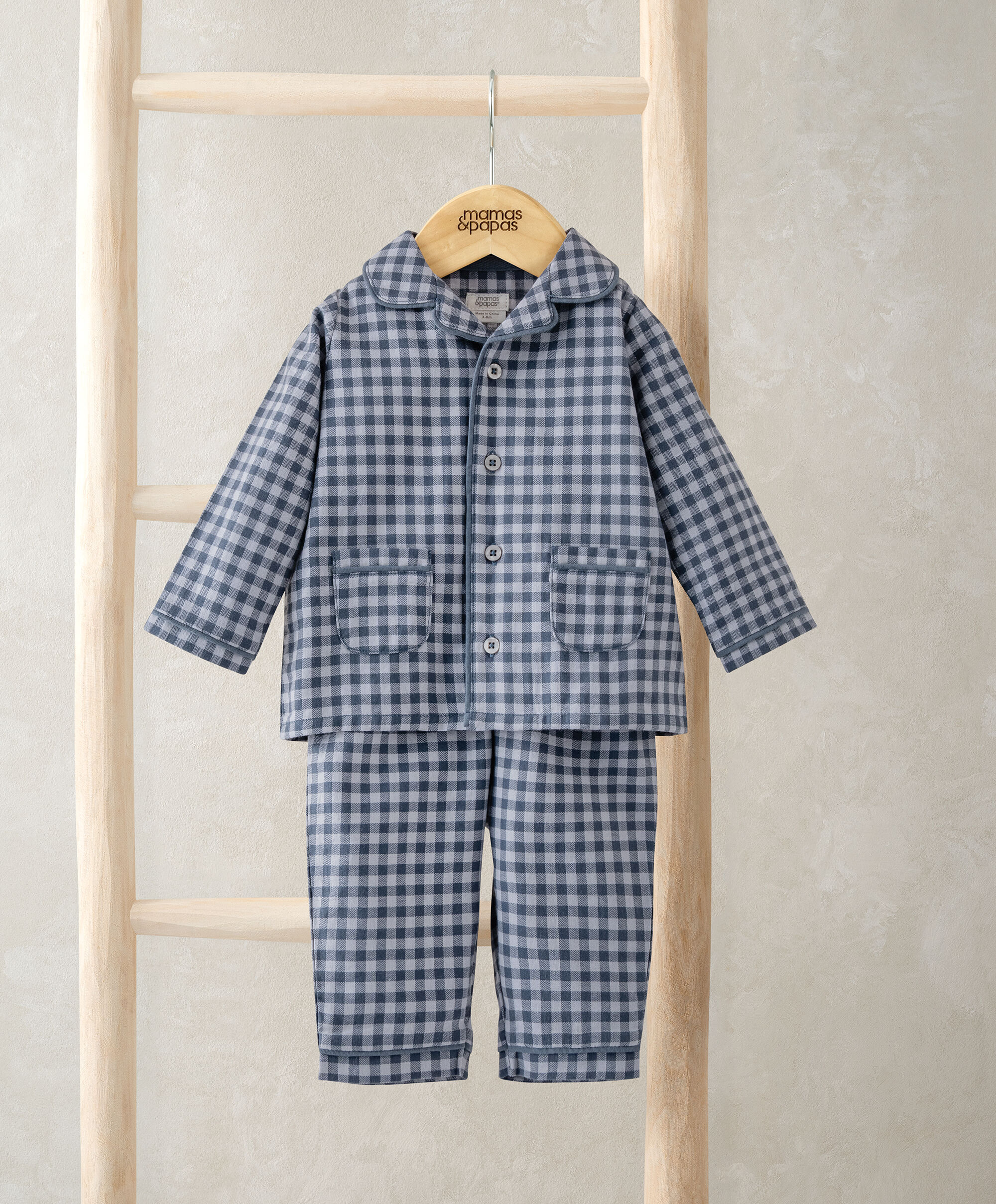 Blue Gingham Pyjamas