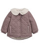 Pink Quilted Jacket image number 1