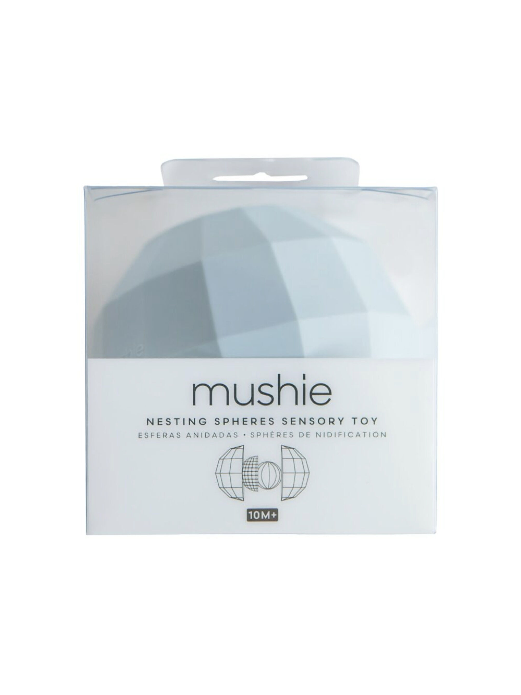 Mushie&nbsp;​​Nesting Spheres Sensory Toy Blush image number 3