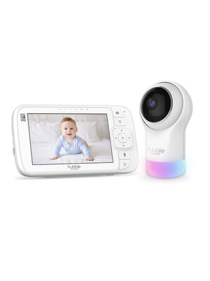 Hubble Connected Nursery Pal Glow Plus Enhanced - White
