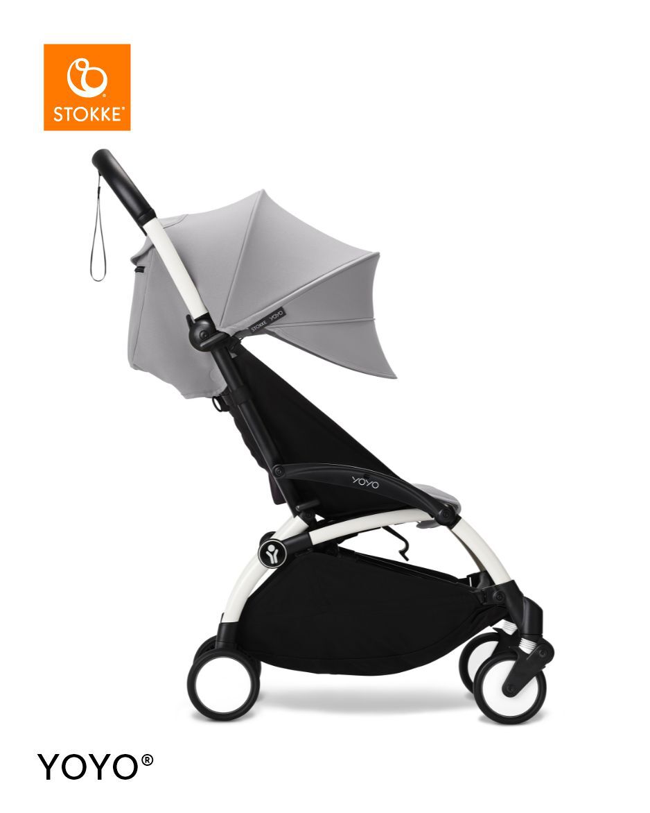 Stokke YOYO3 White Frame with 6+ Color Pack - Stone & Cup Holder (3 Pieces) image number 3
