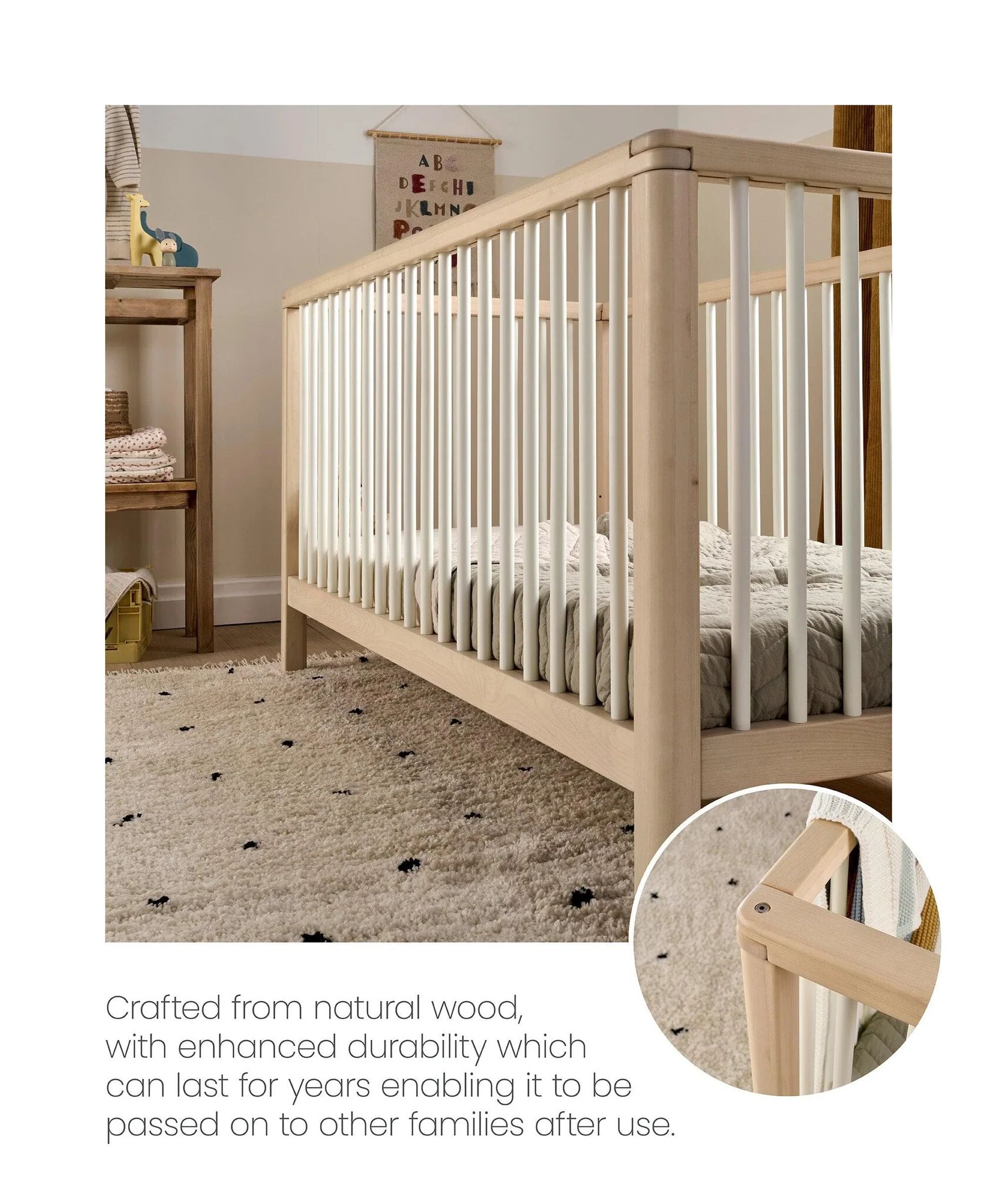 Compact Solo Cotbed - Moss Green image number 5