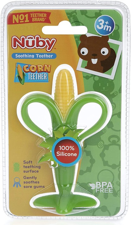 Nuby Silicone Corn Teether image number 5