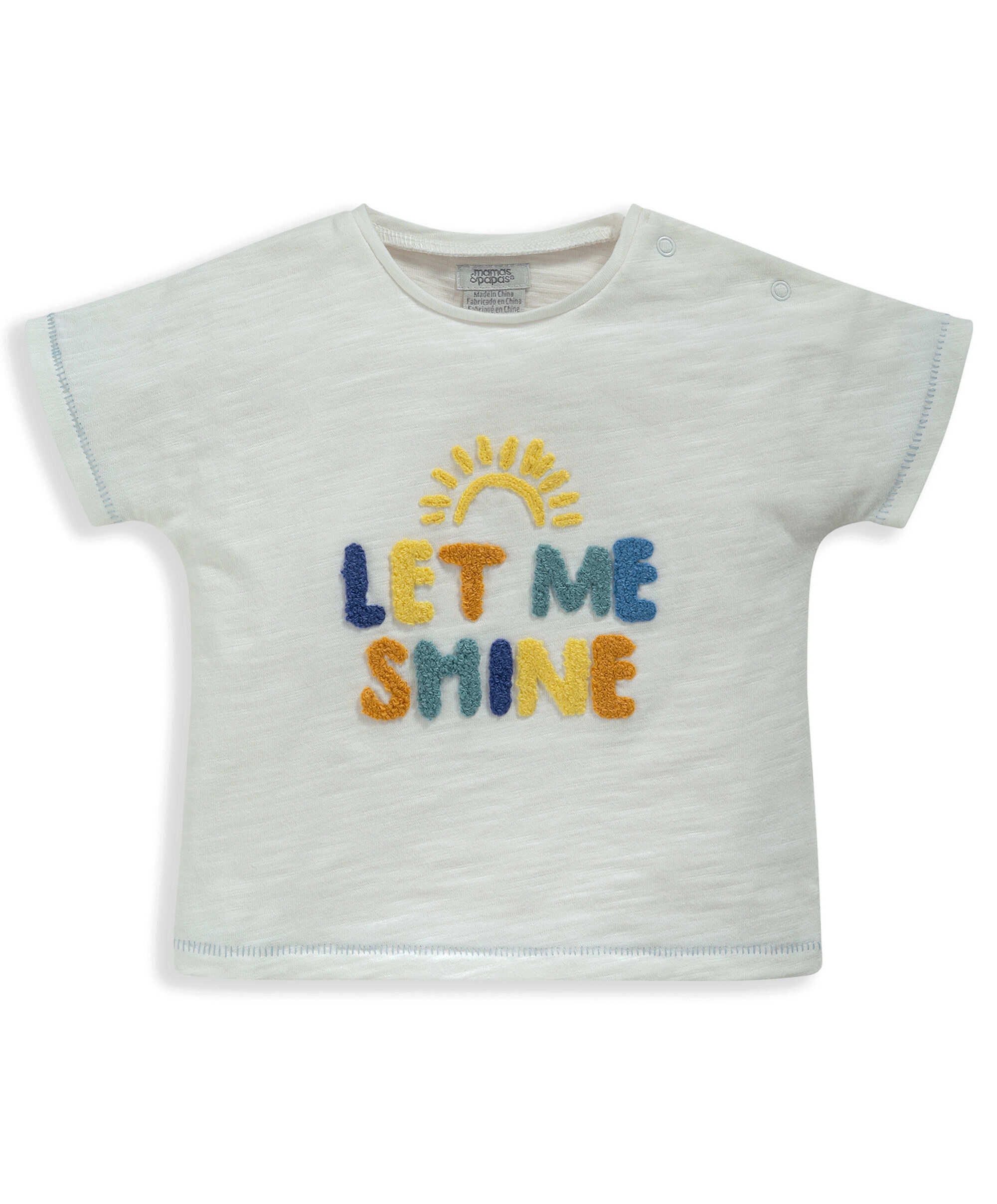 Textured Slogan T-Shirt image number 1