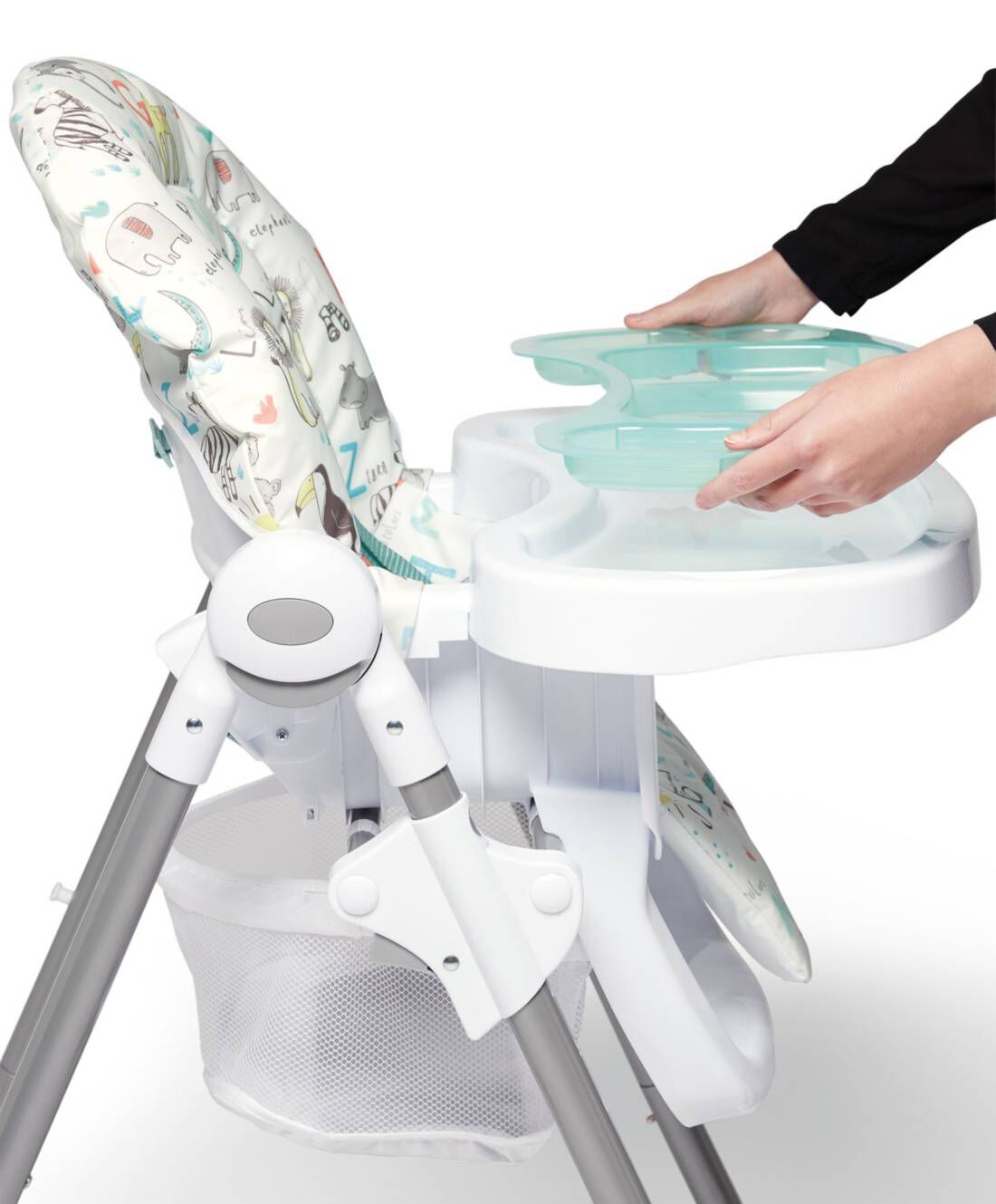 Buy Snax Adjustable Highchair with Removable Tray Insert Safari