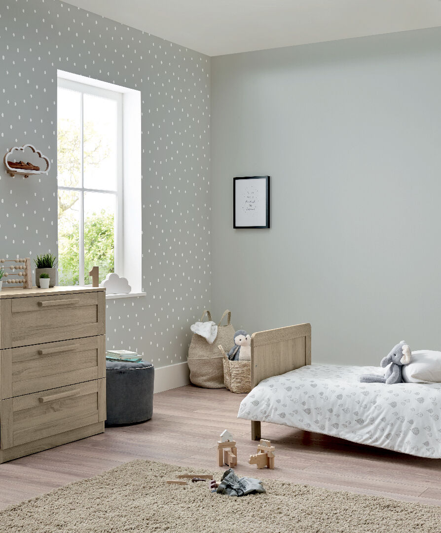 Atlas 2 Piece Cotbed with Dresser Changer Set - Light Oak image number 8