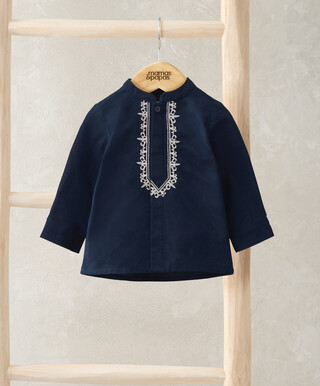 Mamas & Papas Embroidered Eid Shirt