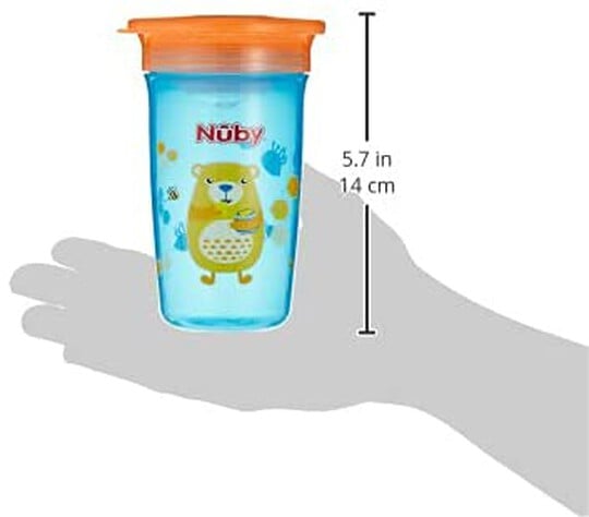 Nuby Wonder Cup with No-Spill Lid - 300 ml image number 4
