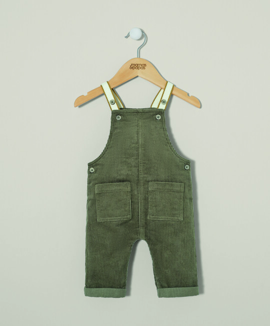 Green Cord Dungarees image number 1