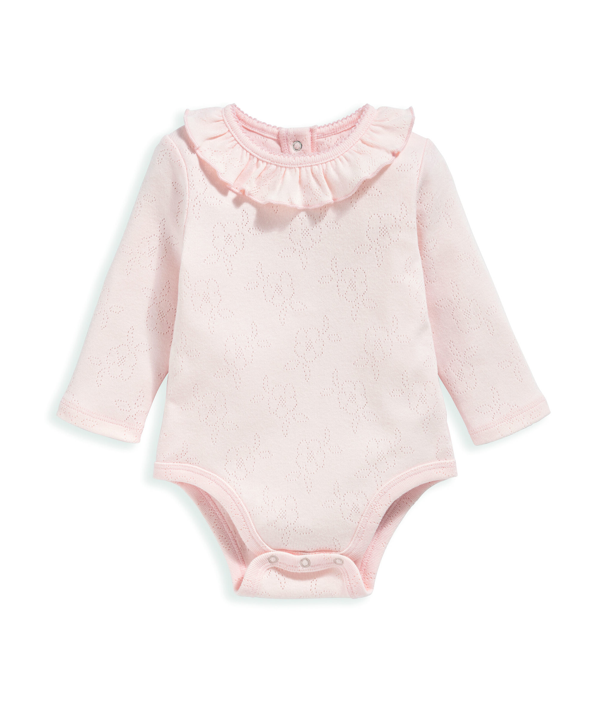 2 Piece Frill Hem Pointelle Set image number 3