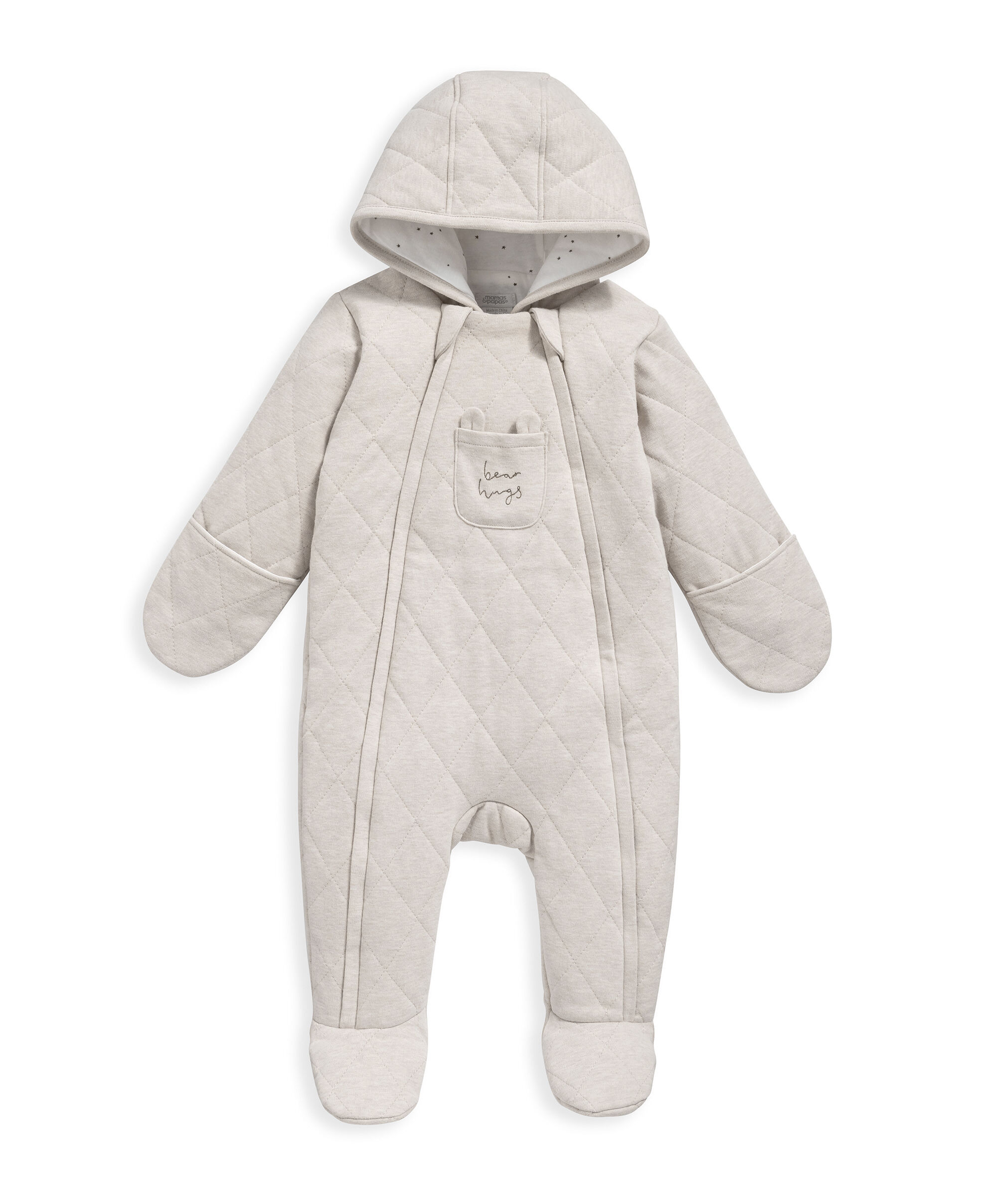 Quilt Bear Jersey Pramsuit image number 1