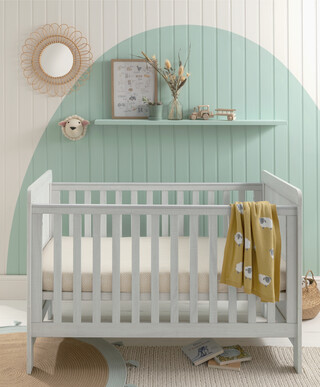 Mamas & Papas Atlas Cot/Toddler Bed - White