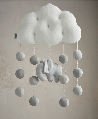 Welcome To The World Musical Mobile - Grey
