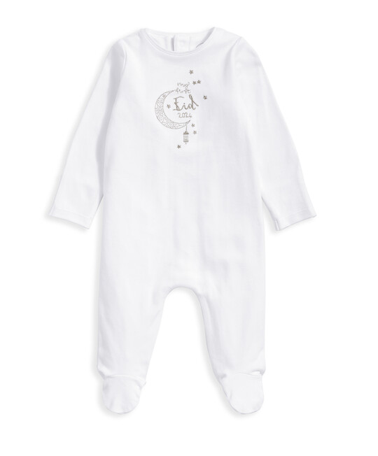 My First Eid Sleepsuit - White image number 2