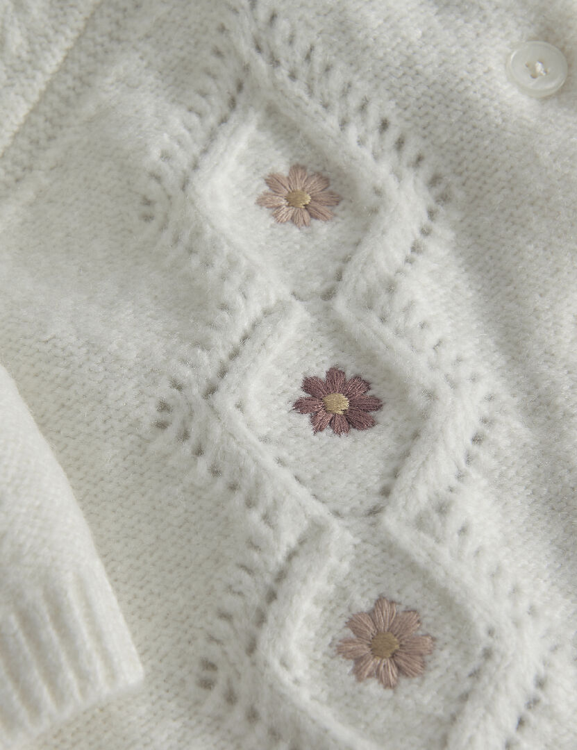 2pc Emb Knit Cardi & Legging Set image number 6