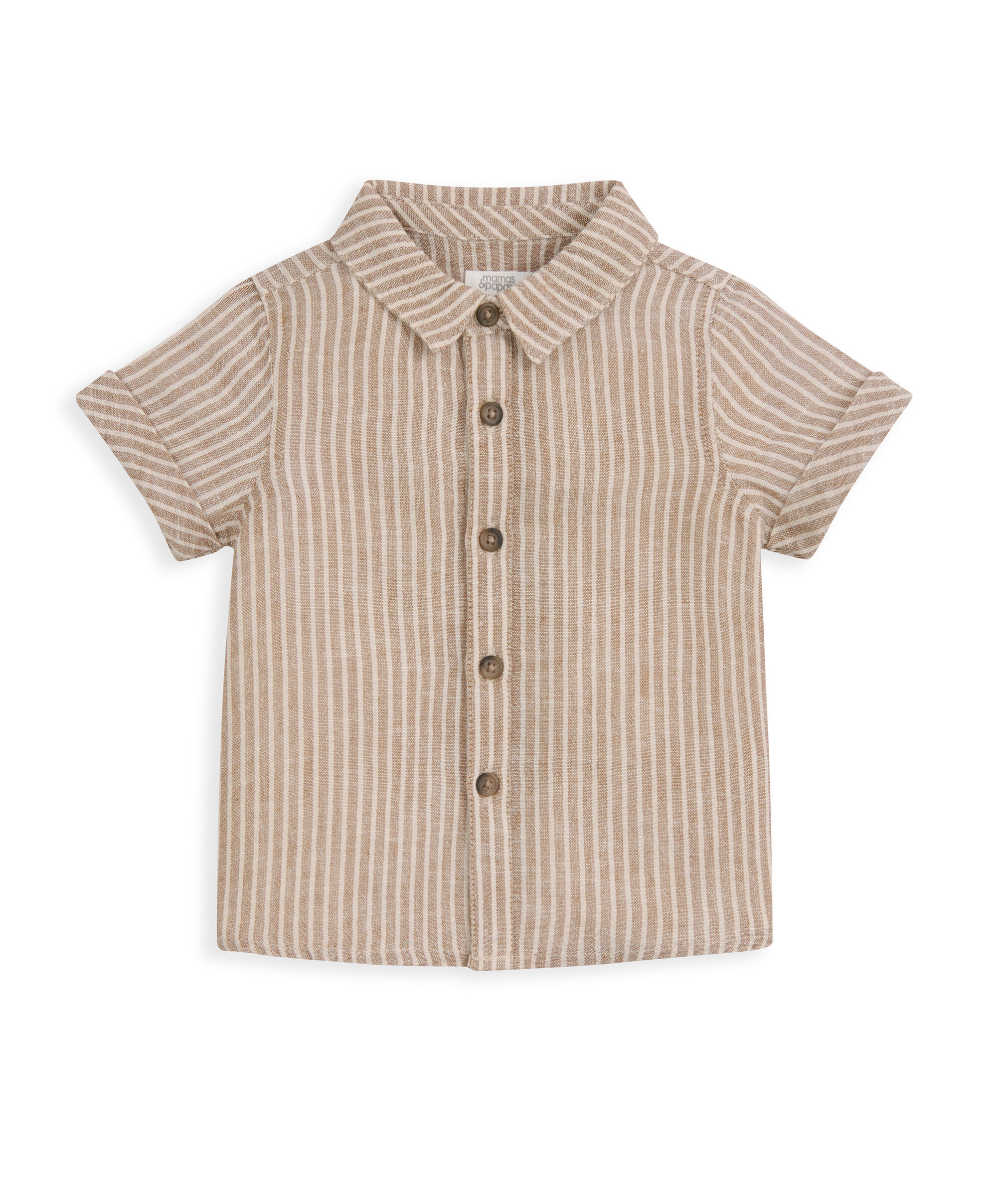 Stripped 2 Piece Suit - Shirt & Shorts image number 3