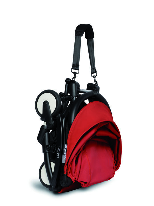 YOYO2 Stroller Black Frame with Red 6+ Color Pack image number 3