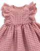 Checked Frill Sleeve Dress image number 3