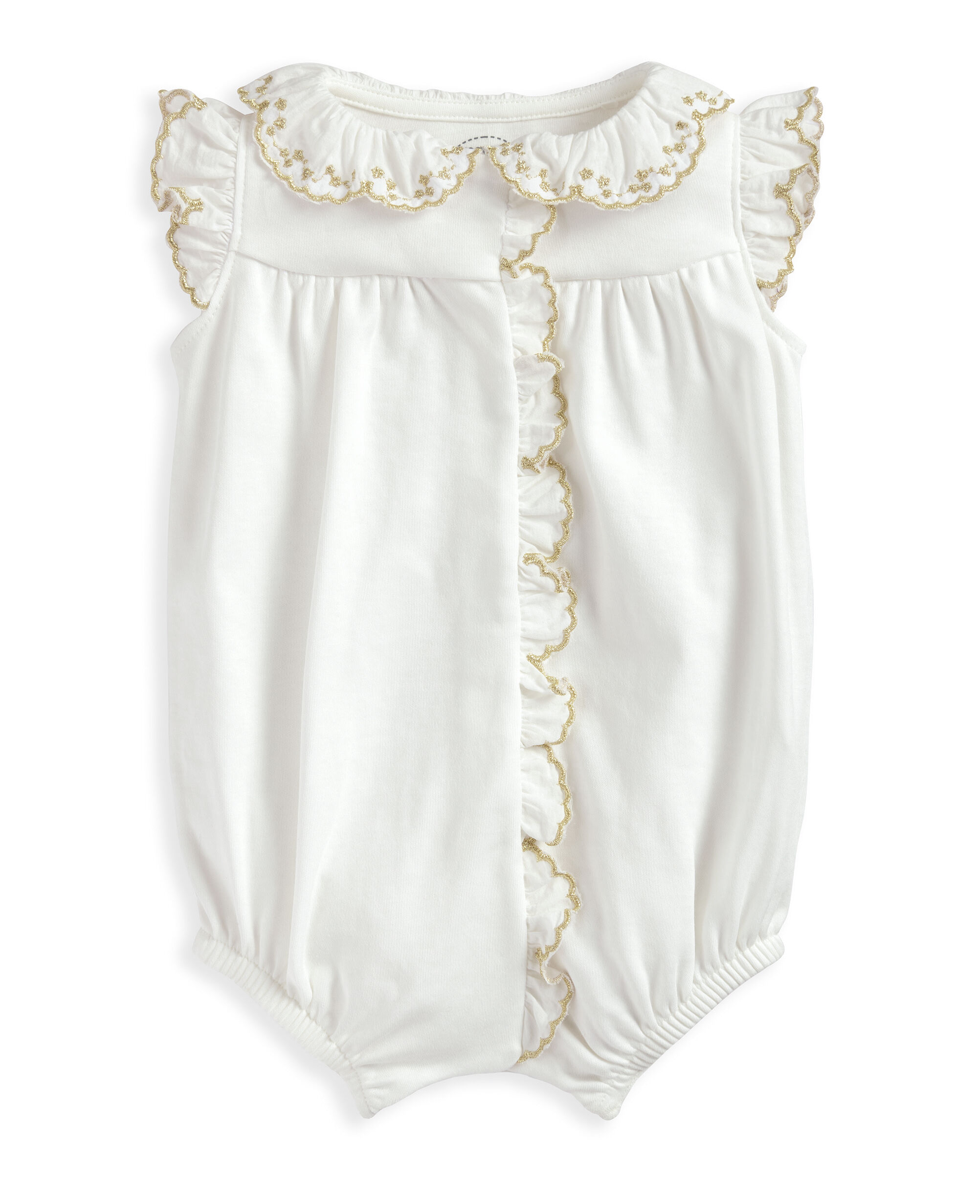 Embroidered Romper image number 2