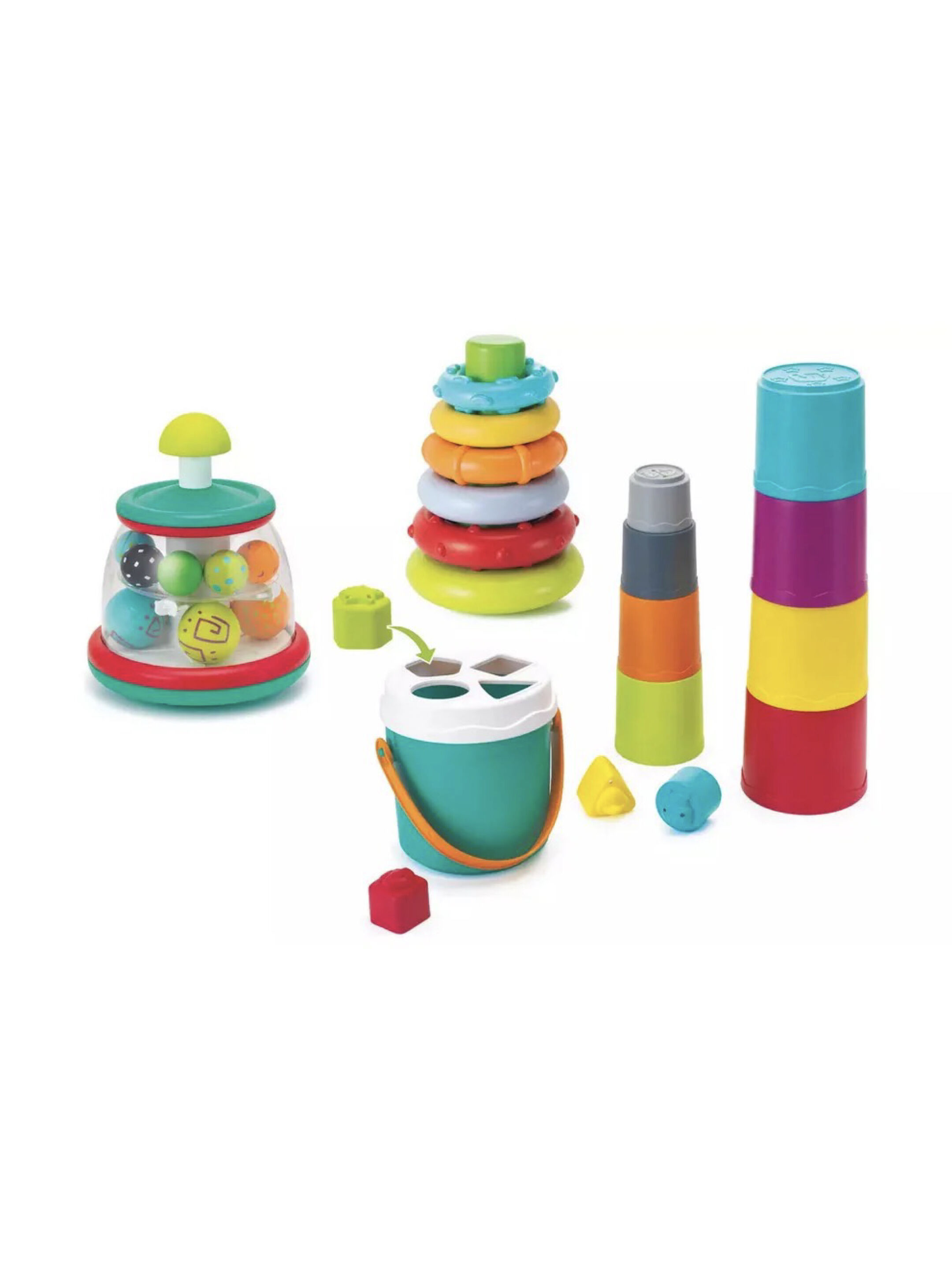 Infantino 3-in-1 Stack, Sort Spin Activity Set