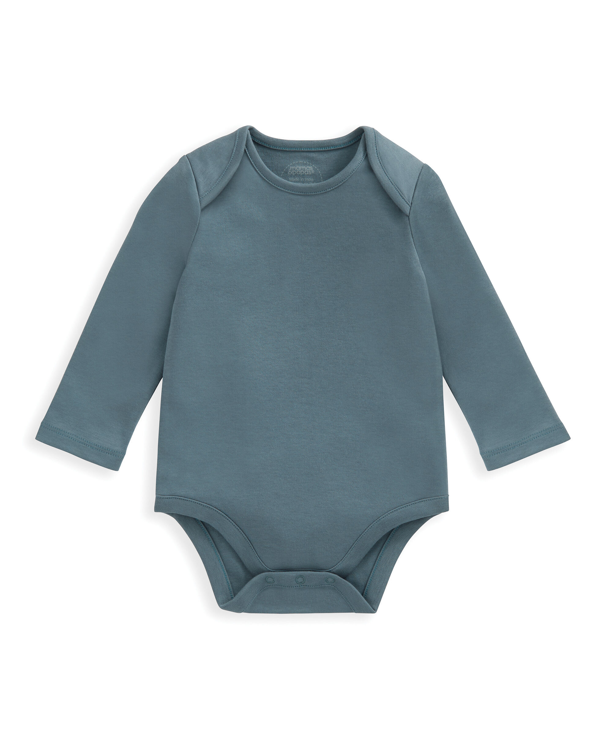 Stripe Dungarees & Bodysuit Outfit Set - Blue image number 2