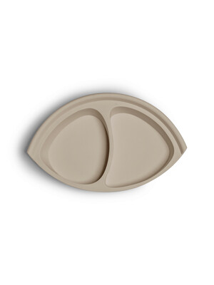 Citron Silicone Plate Divider - Beige