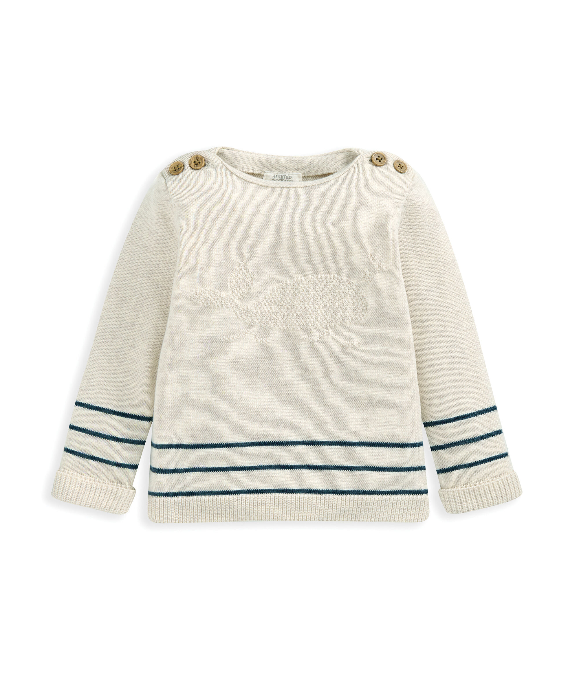 Whale Jumper & Bottoms - Sand image number 2