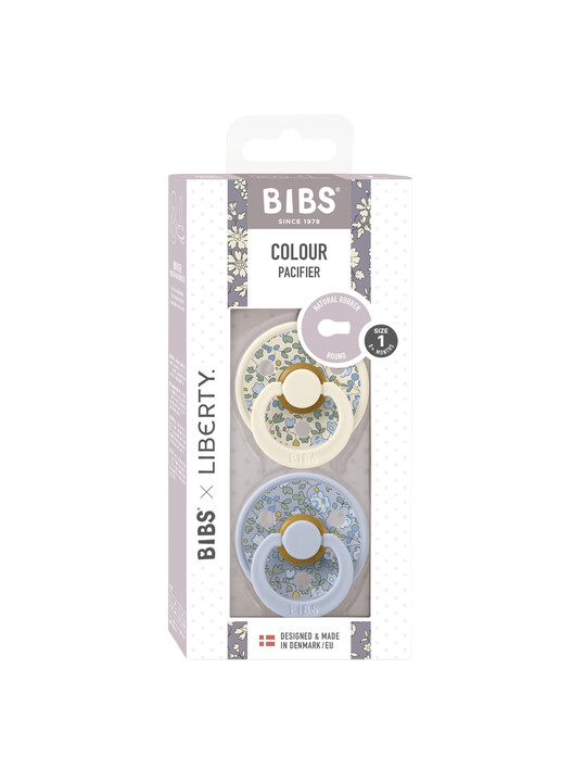 Bibs x Liberty Pacifier Eloise Collection - Dusty Blue Mix (0+ months) image number 2