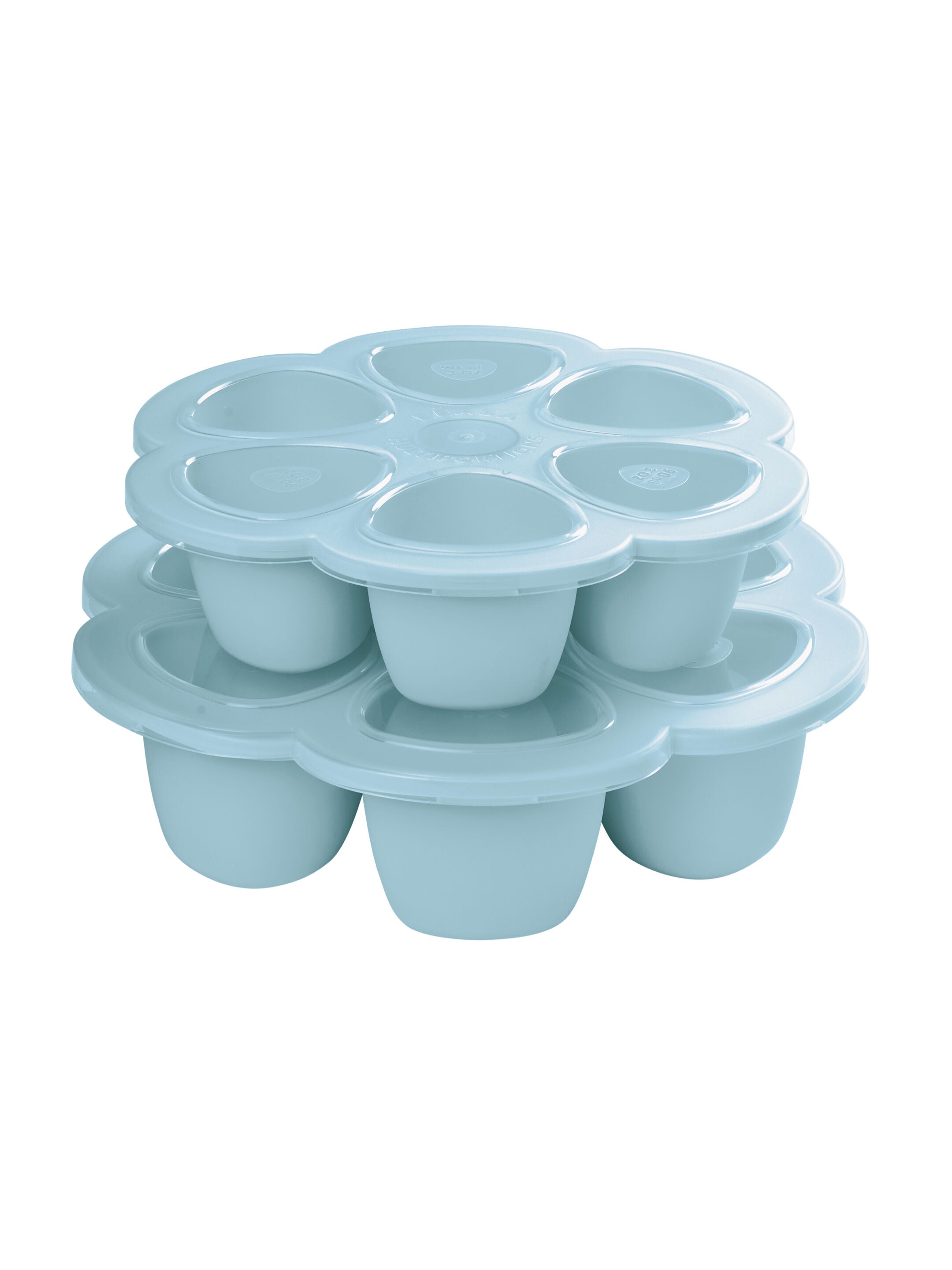 Beaba Silicone Multi portions 6 x 90ml Windy Blue image number 4