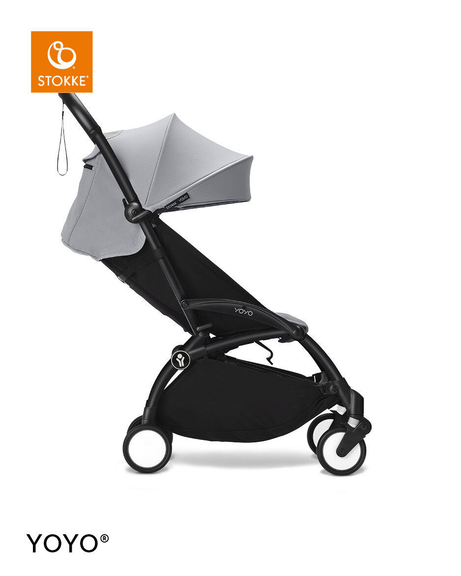 Stokke YOYO3 Black Frame with 6+ Color Pack - Stone & Cup Holder (3 Pieces) image number 3