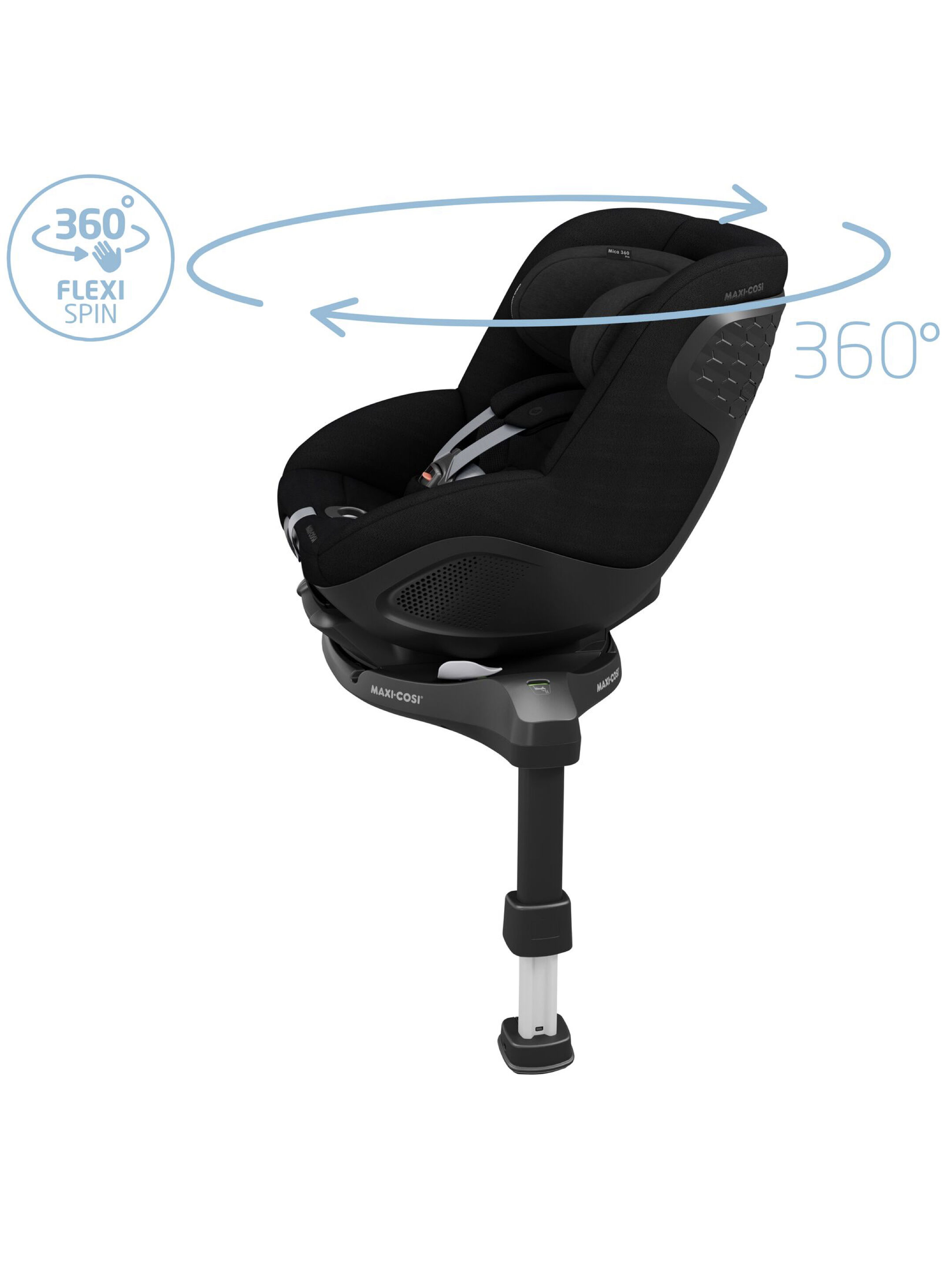 Maxi Cosi Mica 360 Pro i-Size Car Seat with Base included - Black image number 4