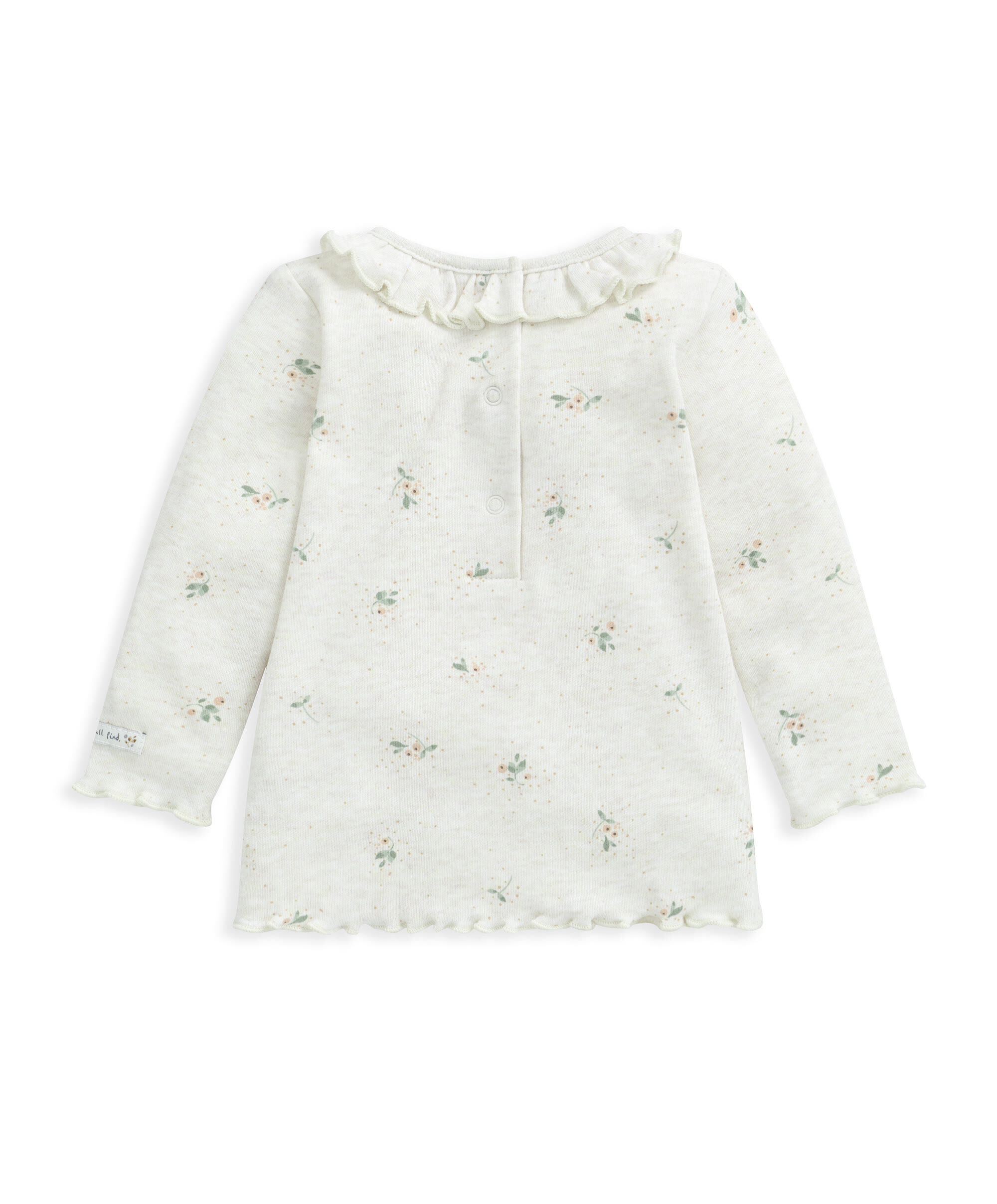Ditsy Print Long Sleeve T-Shirt image number 3