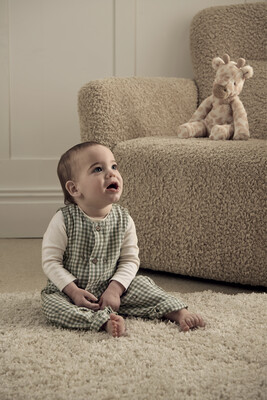 Mamas & Papas Gingham Romper & Bodysuit